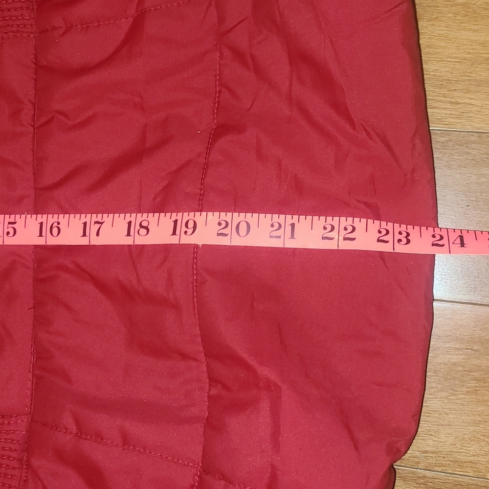 Aeropostale Juniors red medium winter puffer coat - Picture 10 of 11